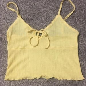 Small yellow la hearts by pacsun cami